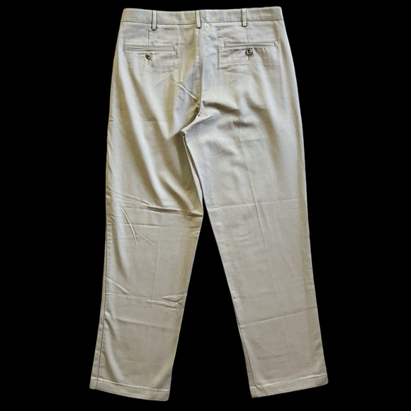 Lands End Mens Traditional Fit‎ No Iron Chino Pants Khaki 34 #680 - Picture 3 of 11
